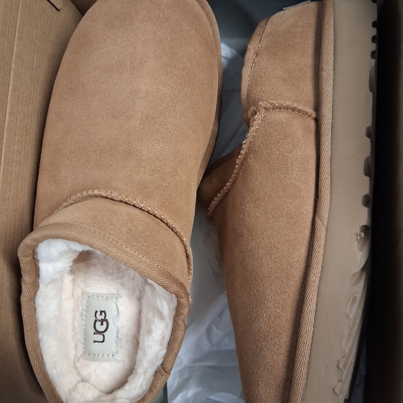 UGG Shoes - UGG Tan Suede Slippers